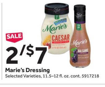 Stop&Shop Marie's dressing offer