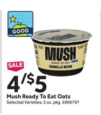 Stop&Shop Mush ready to eat oats offer