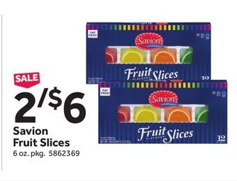 Stop&Shop Savion fruit slices offer