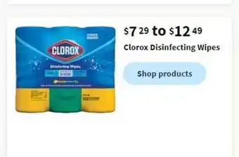 Walgreens Clorox disinfecting wipes offer