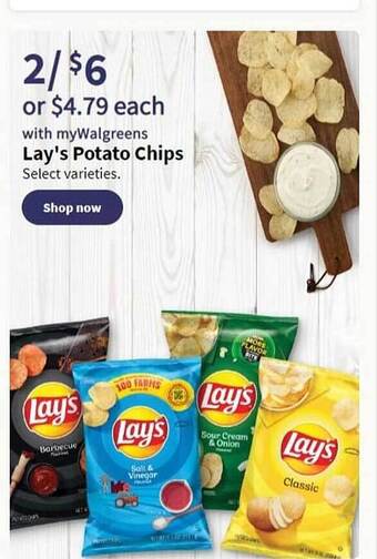 Walgreens Lay's potato chips offer
