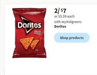 Walgreens Doritos offer