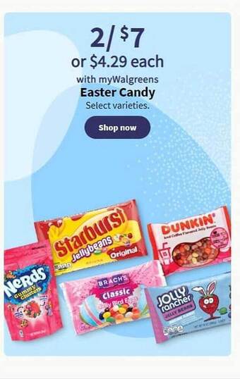 Walgreens Easter candy offer