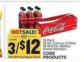 Food Lion Coke products offer