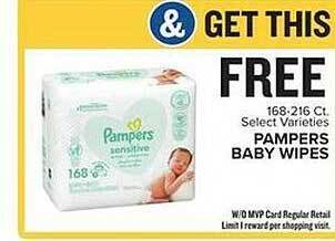 Food Lion Pampers baby wipes offer