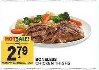 Food Lion Boneless chicken thighs offer