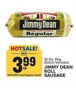 Food Lion Jimmy dean roll sausage offer