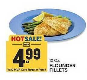 Food Lion Flounder fillets offer