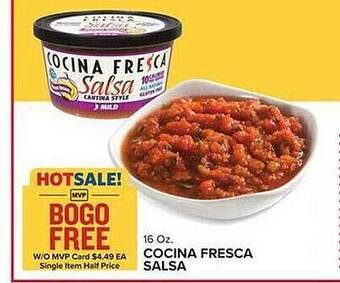 Food Lion Cocina fresca salsa offer