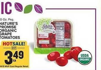 Food Lion Nature's promise organic grape tomatoes offer