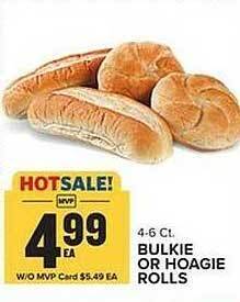 Food Lion Bulkie or hoagie rolls offer