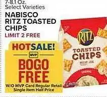 Food Lion Nabisco ritz toasted chips offer