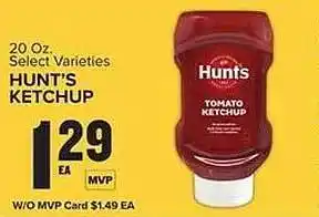 Food Lion Hunt's ketchup offer