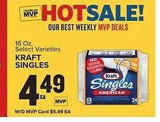 Food Lion Kraft singles offer