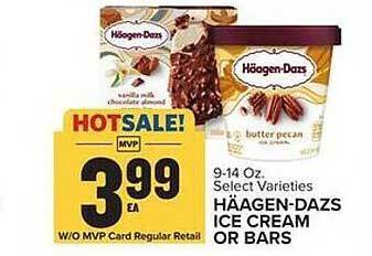 Food Lion Häagen-dazs ice cream or bars offer