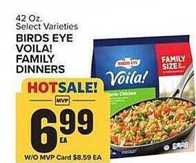 Food Lion Birds eye voila! family dinners offer