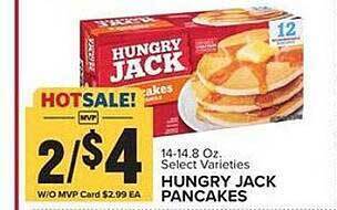 Food Lion Hungry jack pancakes offer