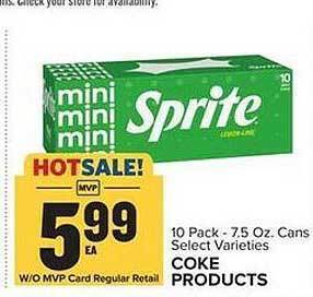 Food Lion Coke products offer