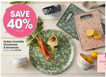 Fred Meyer Gallery scarlette dinnerware & serveware offer