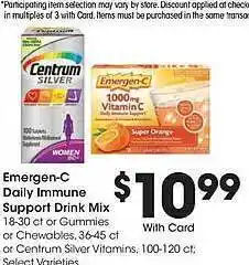 Emergen-c daily immune support drink mix