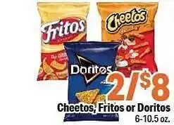 Holiday Foods Cheetos, fritos or doritos offer