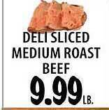 Karns Deli sliced medium roast beef offer