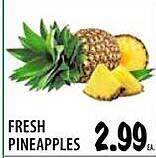 Karns Fresh pineapples offer