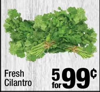 Super King Markets Fresh cilantro offer