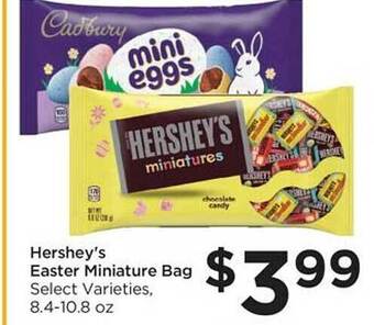 Food 4 Less Hershey's easter miniature bag offer