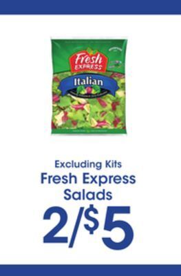 Price Rite Fresh express salads offer