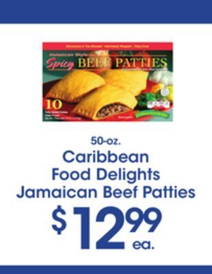 Price Rite Caribbean food delights jamaican beef patties offer