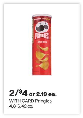 CVS Pringles 4.8-6.42 oz. offer