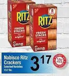 Food Giant Nabisco ritz crackers offer