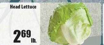 Times Supermarkets Head lettuce offer