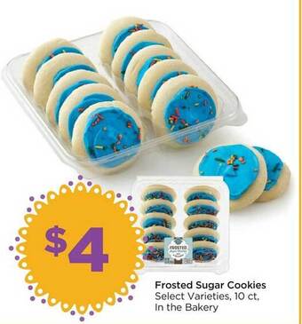 Foods Co Frosted sugar cookies offer