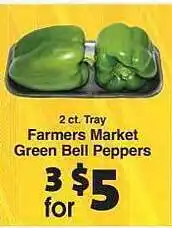 Harris Teeter Farmers market green bell peppers offer