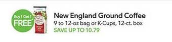 Publix New england ground coffee offer