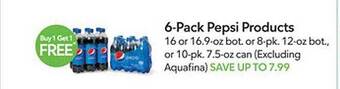Publix 6-pack pepsi products offer
