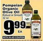 Superior Grocers Pompeian organic olive oil offer