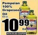 Superior Grocers Pompeian 100% grapeseed oil offer