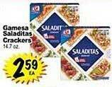 Superior Grocers Gamesa saladitas crackers offer