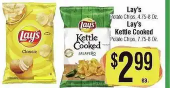 Big Saver Foods Lay's potato chips or lay's kettle cooked offer