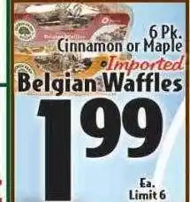 Butera Belgian waffles offer
