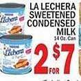 Ctown La lechera sweetened condensed milk offer