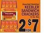 Ctown Keebler sandwich crackers offer