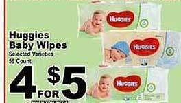 Superior Grocers Huggies baby wipes offer