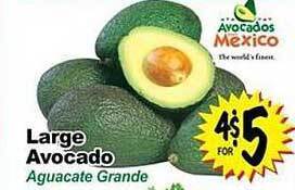 Superior Grocers Large avocado offer