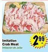 Superior Grocers Imitation crab meat offer