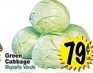 Superior Grocers Green cabbage offer
