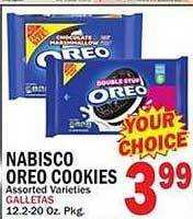 Bravo Supermarkets Nabisco oreo cookies offer